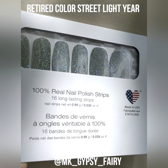 Last chance!Color Street Light Year Limited Edition Vegan Nail Polish Strips HTF - Picture 12 of 13